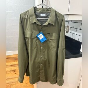 Columbia NWT Olive Green Lightweight PFG Men’s XL